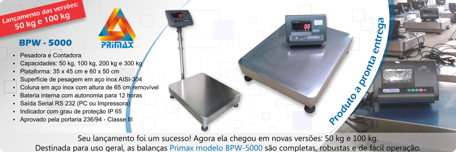 Lançamento Primax, 50kg e 100kg - Solicite seu Orçamento